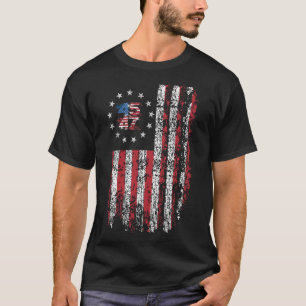 Camiseta 45 47 Presidente 47 Presidente da América Bandeira