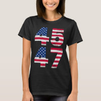 45 47 Presidente Trump Vintage Estados Unidos Flag