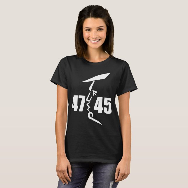 Camiseta 45 47 Trump (Frente Completa)