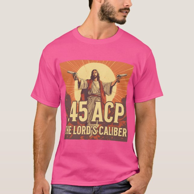 Camiseta 45 Acp O Caliber Do Senhor (Frente)