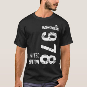 Camiseta 45 anos 1978 45º aniversário