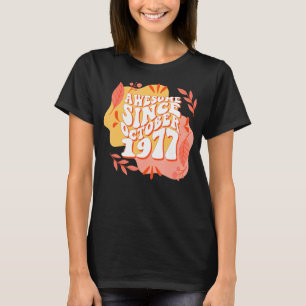 Camiseta 45 anos de idade 45 anos aniversário incrível desd