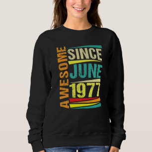 Camiseta 45 anos de lenda desde junho de 1977 45º aniversár