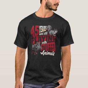 Camiseta 45 Anos De Nascimento De Taxidermia Em Animais De