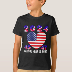 Camiseta 45 E 47 Presidente Donald Trump American Flag 202