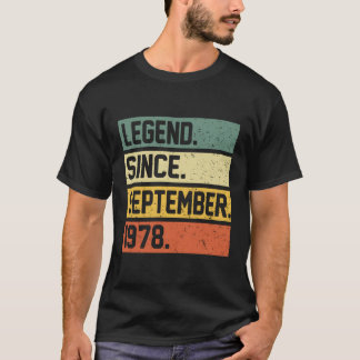 Camiseta 45 Legenda Desde Setembro De 1978 45Th
