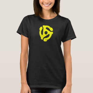 Camiseta 45 Registro de vinilo - Inserir em relevo