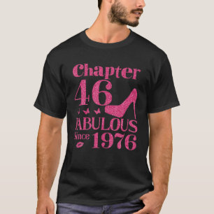 Camiseta 46º Aniversário Capítulo 48 Fabuloso Desde 1976