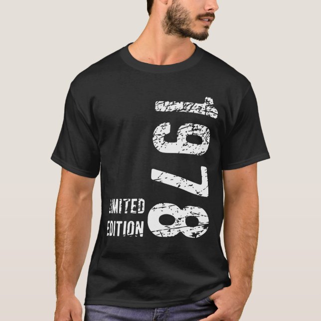 Camiseta 46º aniversário Presente 1978 Edição limitada de 4 (Frente)