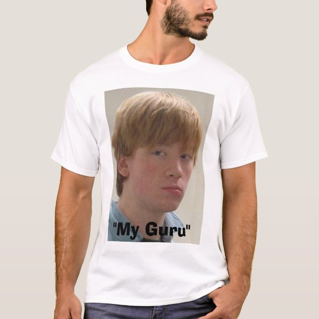 Camiseta 468651167_l, "meu Guru " (Frente)