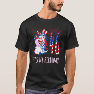 Camiseta 46. º aniversário 4 de julho Ano Novo 46 anos