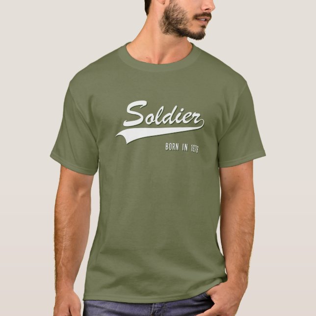 Camiseta 46. º Aniversário, Nascer De Presente De 1976, Com (Frente)