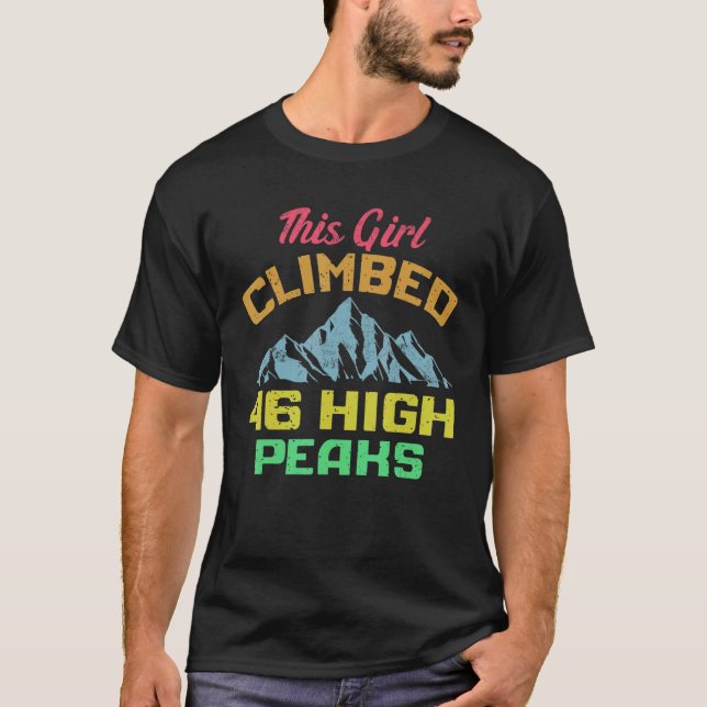 Camiseta 46 Adirondack Mountain High Peaks acampando (Frente)
