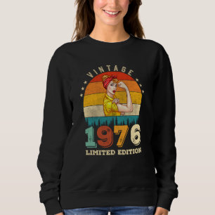 Camiseta 46 anos 1976 Vintage 46º aniversário oferece mulhe