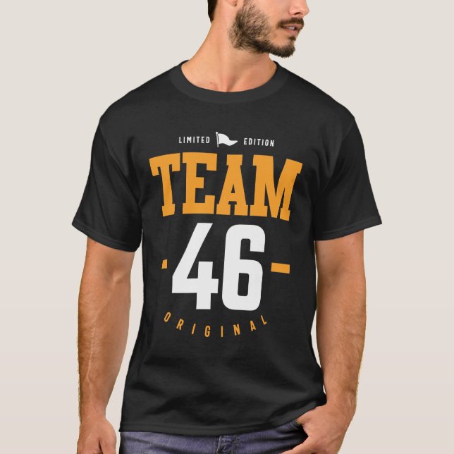 Camiseta 46 anos - 46.º presente engraçado de aniversário (Frente)