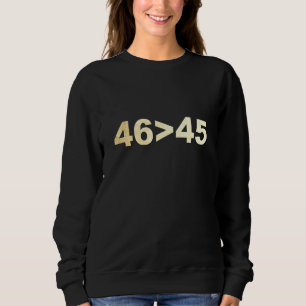 Camiseta 46 é maior que 45 Piadas sarcásticas engraçadas pa