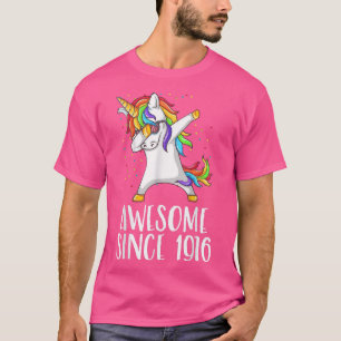 Camiseta 46th birthday, unicorn dab, Awesome since 1976