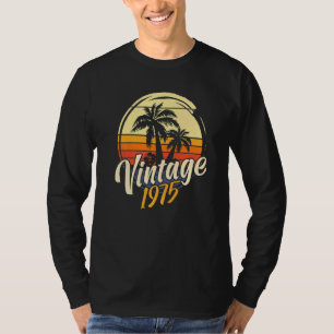Camiseta 47º Aniversário Vintage 1975