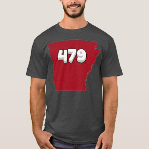 CAMISETA 479 CÓDIGOS DE ÁREA ARKANSAS WPS