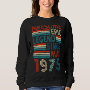 Camiseta 47. º aniversário - Legenda Epic Espetacular Desde