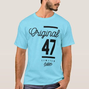 Camiseta 47 anos - 47.º aniversário - Presente engraçado