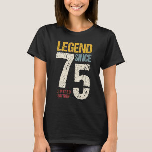 Camiseta 47 anos de idade 1975 Vintage 47º Aniversário Deco