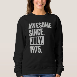 Camiseta 47 anos de idade 47.º aniversário incrível desde j