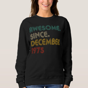 Camiseta 47 anos de idade incrível desde dezembro de 1975 4