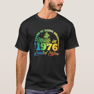 Camiseta 47 anos de ser incrível feito em 1976 Aniversário