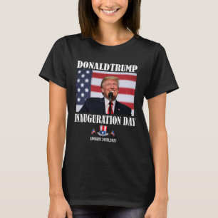 Camiseta 47 Dia da Inauguração do Presidente Donald Trump 2