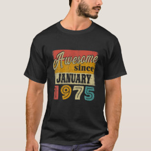 Camiseta 47 Dias De Decoração Espantosos Desde Janeiro De