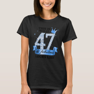 Camiseta 47 e fabuloso I Blue White Party Group Candid Phot