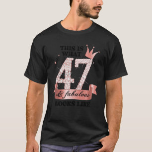 Camiseta 47 E Fabuloso Rosa I E Grupo White Party Candid