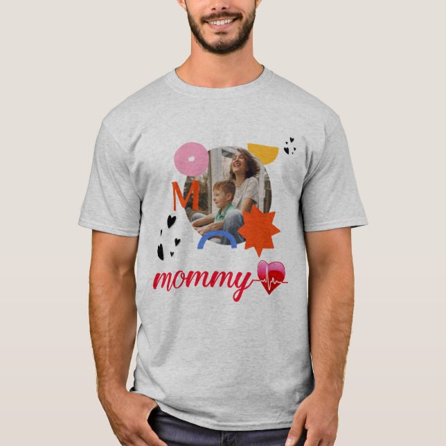 Camiseta 47.Mãe orgulhosa, dia de as mães, mãe, mamãe, pres (Frente)
