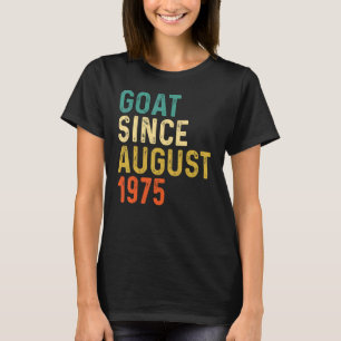 Camiseta 47.o aniversário De 47 anos De Capim Desde agosto 