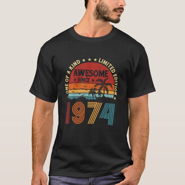Camiseta 48ª Festa de aniversário, 48 Anos, Ser Incrível Vi (Frente)