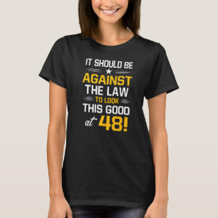 Camiseta 48º aniversário 48 anos Homens