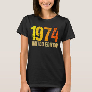 Camiseta 48º aniversário Damas Mens 48 Anos 1974
