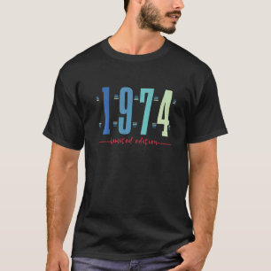 Camiseta 48º aniversário Damas Mens 48 Anos 1974