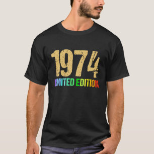 Camiseta 48º aniversário Damas Mens 48 Anos 1974