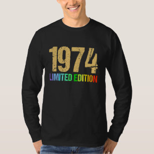 Camiseta 48º aniversário Damas Mens 48 Anos 1974