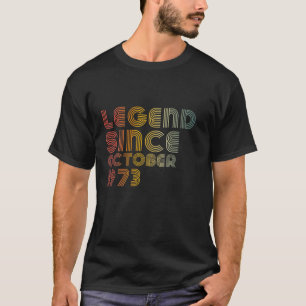 Camiseta 48º Aniversário Homens Vintage Legend Desde Outu
