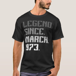 Camiseta 48º aniversário Oferece lenda de 48 anos desde mar