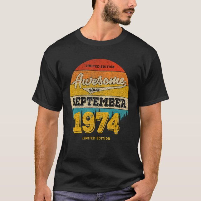Camiseta 48.º aniversário da Ideia fantástica desde setembr (Frente)