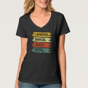 Camiseta 48. º aniversário da Legenda Vintage Retro Vintage