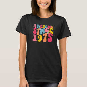 Camiseta 48.º aniversário incrível desde 1975 Retro 48 Anos