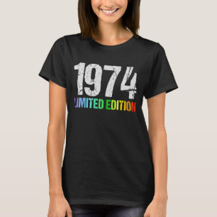 Camiseta 48.º Aniversário Mulheres 48 anos 1974 6