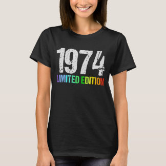 Camiseta 48.º Aniversário Mulheres 48 anos 1974 6