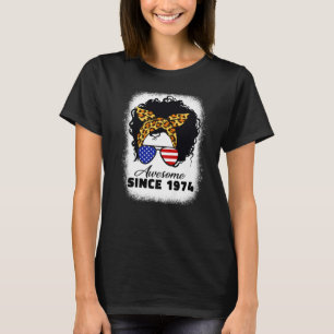 Camiseta 48 Anos De Idade, Leopard Incrível Desde 1974, Ani