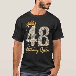 Camiseta 48 anos é a minha Rainha Diamante de 48 anos